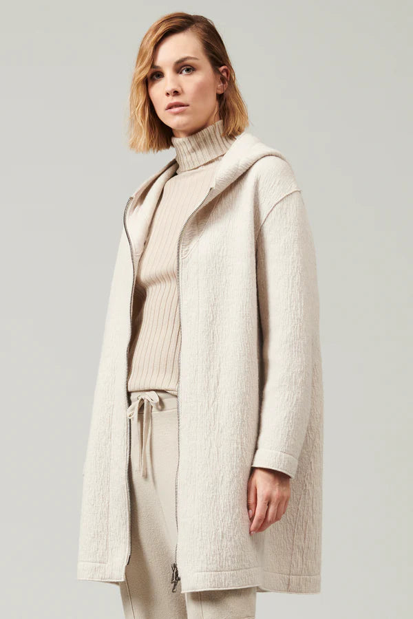 Boiled wool coat sales