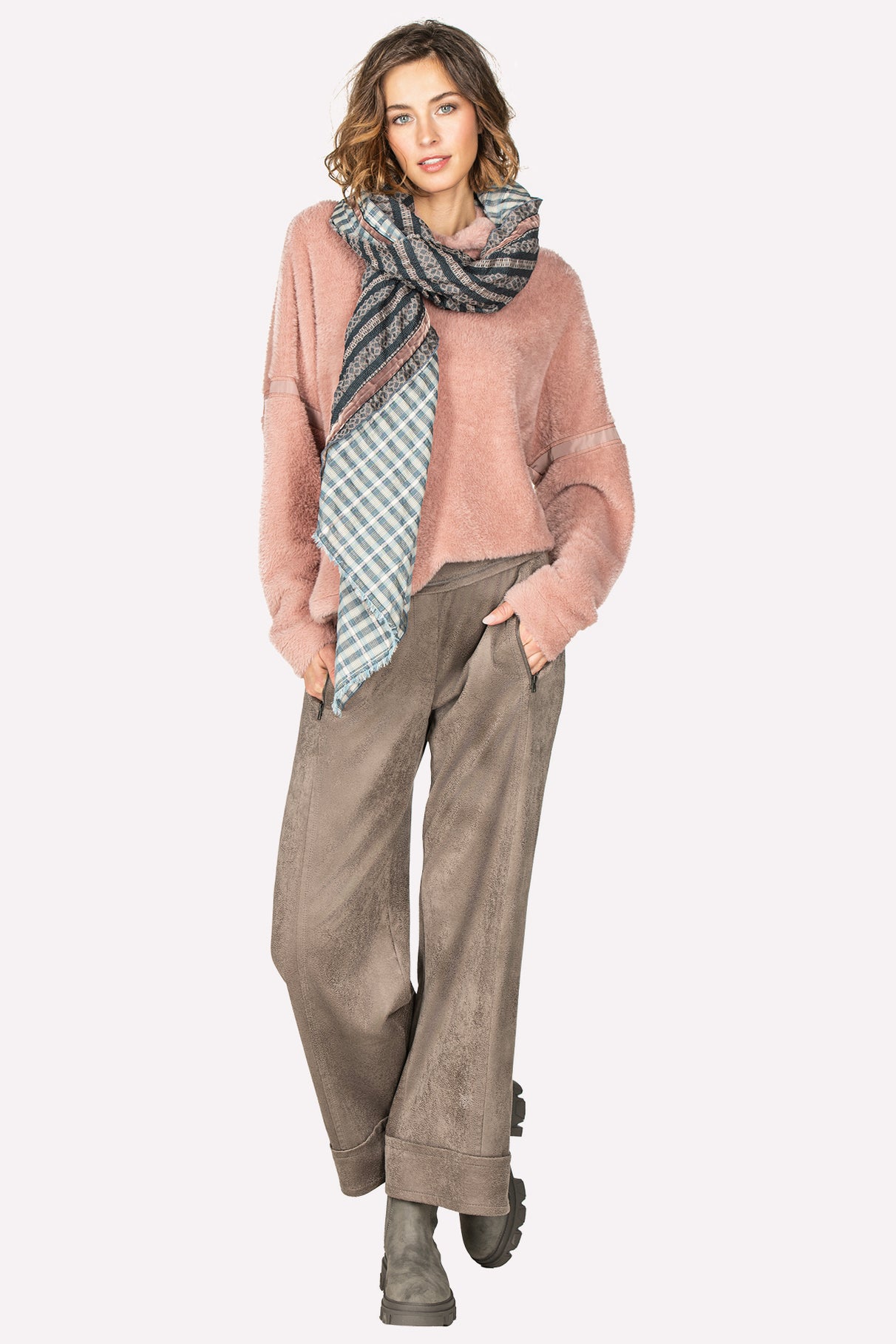 BEATE HEYMANN TROUSER ANIMAL PRINT UTILITY WITH SNAP BELT 2036-55
