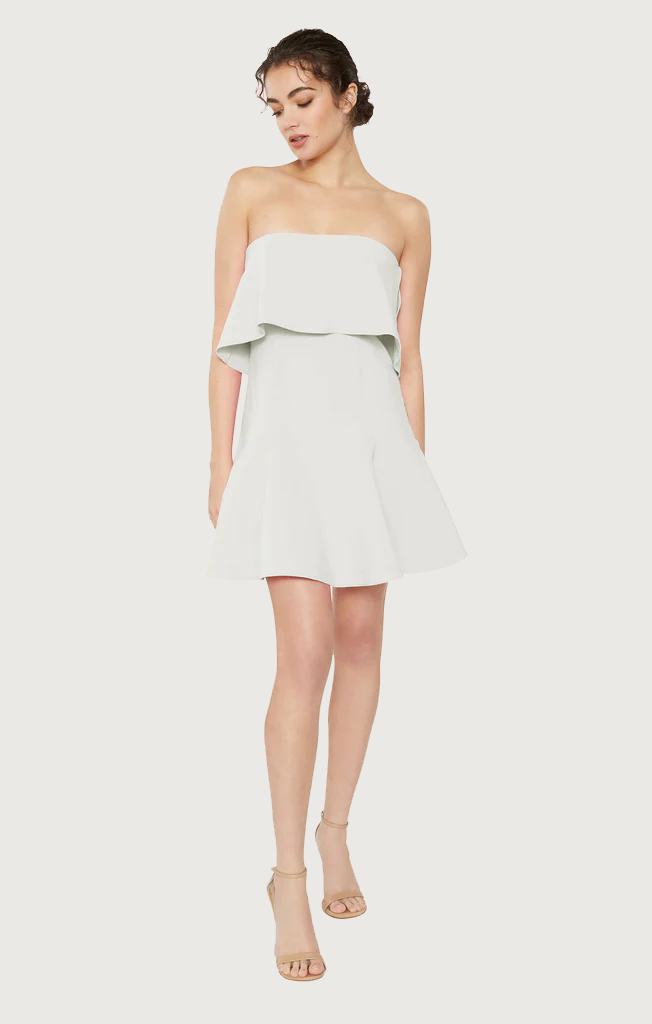 Likely driggs dress clearance white
