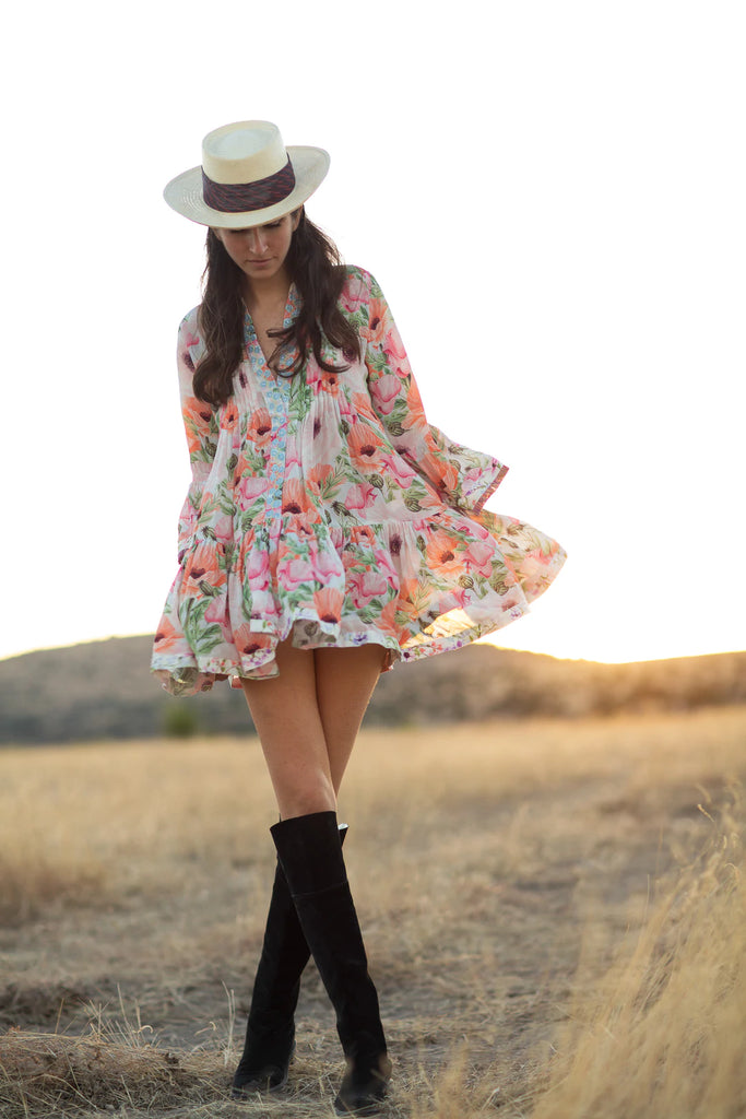 Soma Dress - Pink Poppy Floral– 25 South Boutiques