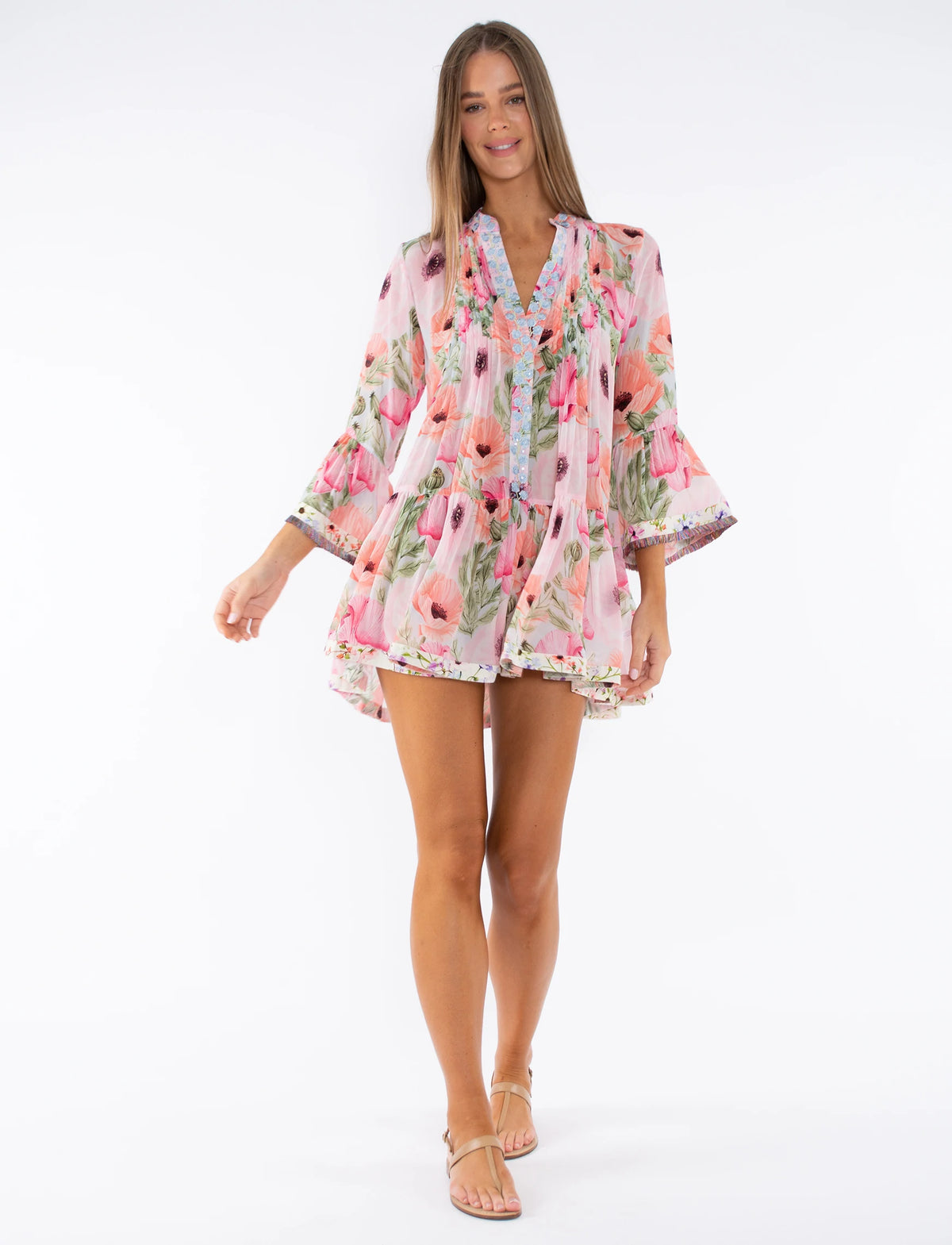 Soma Dress - Pink Poppy Floral– 25 South Boutiques
