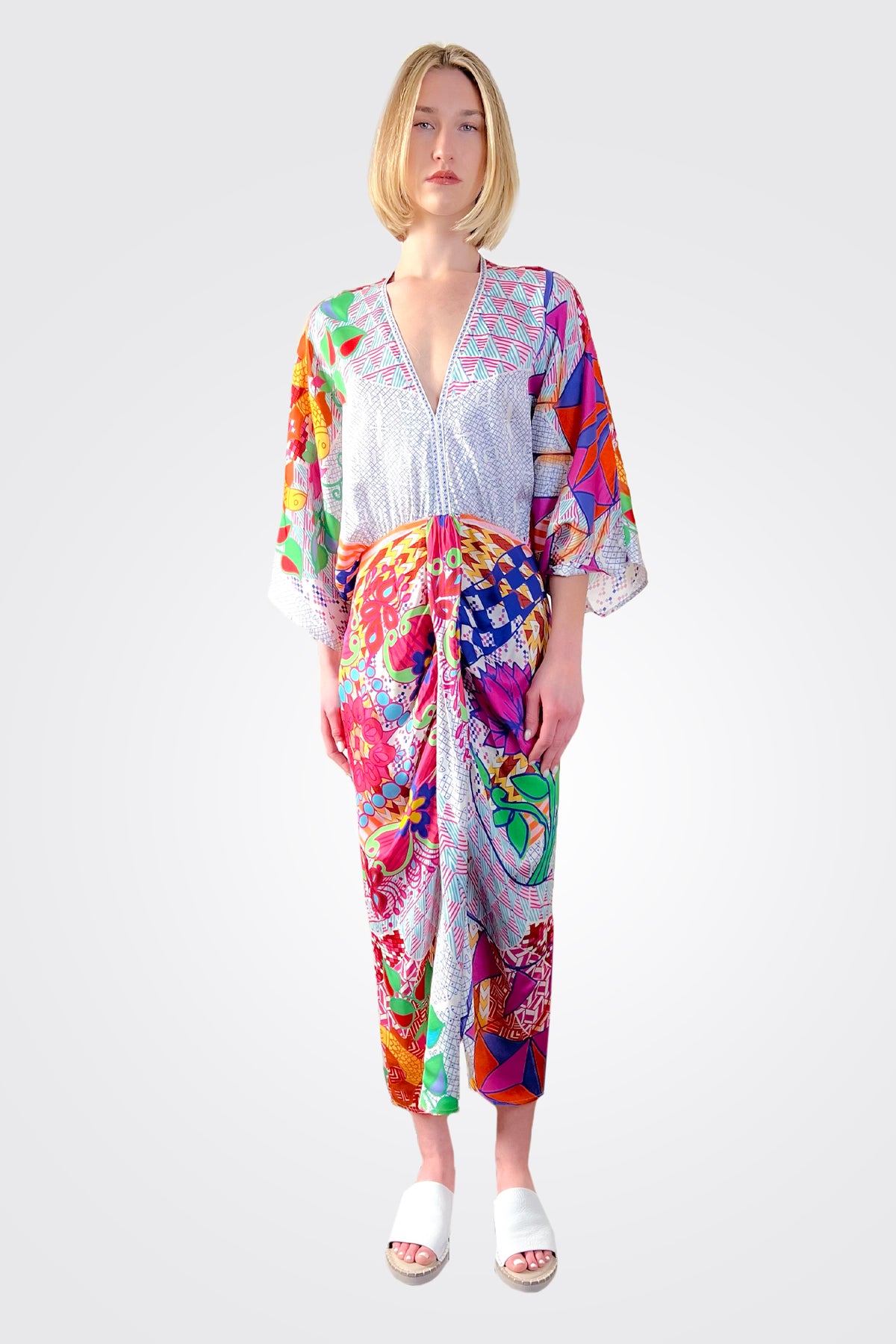 Sophia Kimono Dress - Rangoli Print– 25 South Boutiques